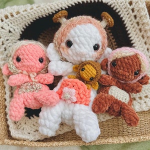 Bitty Whimsy Folk / Crochet Pattern / Whimsical Friends image 7