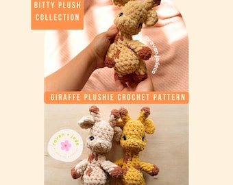 Giraffe Crochet Pattern / Crochet Pattern / Crochet Mini Plush