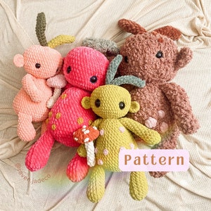 Baby Sprout Crochet Pattern / Crochet Pattern / Plant Crochet Pattern / Amigurimi Pattern / Mushroom Crochet