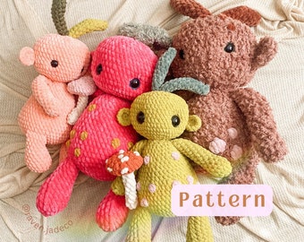 Baby Sprout Crochet Pattern / Crochet Pattern / Plant Crochet Pattern / Amigurimi Pattern / Mushroom Crochet