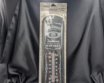 Termometro da parete in metallo Jack Daniel’s Tennessee Whiskey No. 7 da 43 cm (17 pollici), NUOVO SIGILLATO
