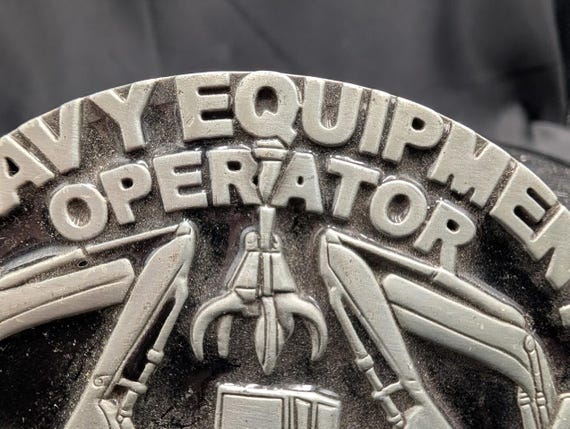 Heavy Equipment Operator Serial Numbered Belt Buc… - image 3