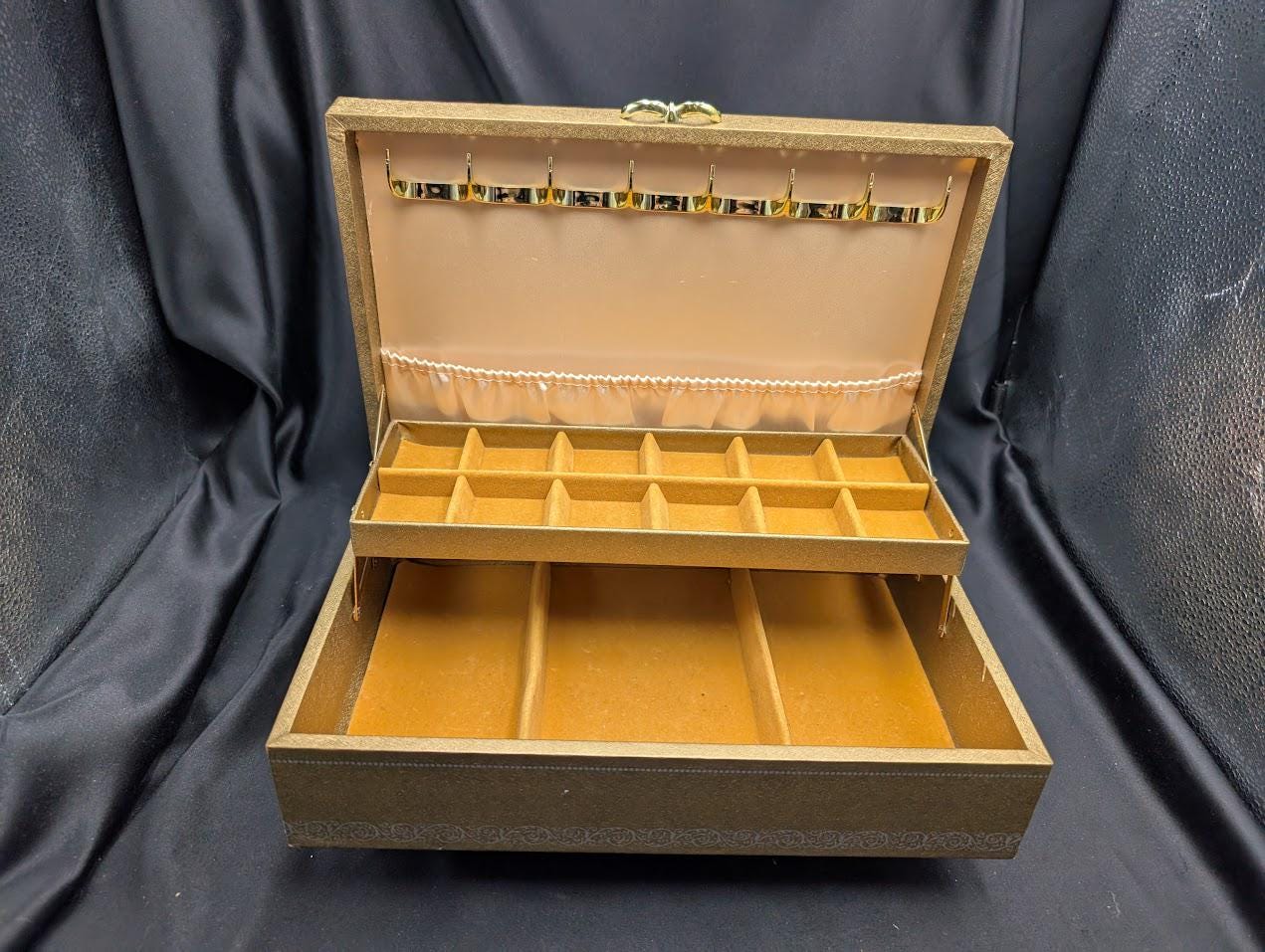 Vintage leather jewelry box - Etsy 日本