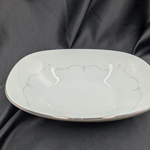 Vintage Noritake Whitebach 9 Inch Oval Gemüseschüssel