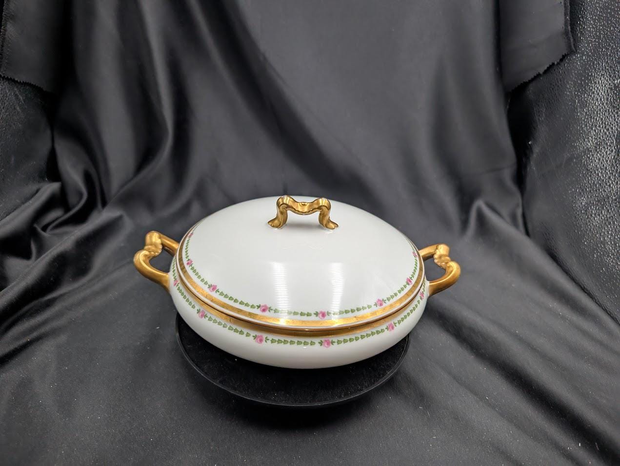 【美品】限定1996　フランスHAVILAND リモージュ　キャンドルスタンド リトファニー ランプ キャンドルランプ キャンドルホルダー 陶器