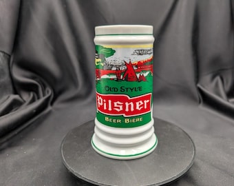 Vintage Old Style Pilsner Beer Stein Bunny Rabbit Mug