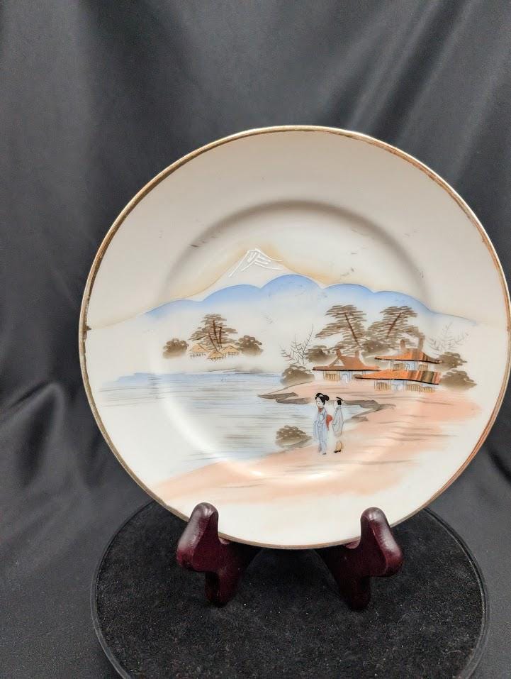 ヴィンテージ 富士山 九谷焼 皿 6枚セット - Etsy 日本