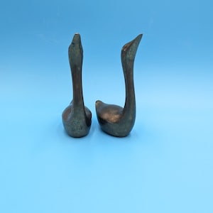 Pair of Brass Swans, Set of 2
