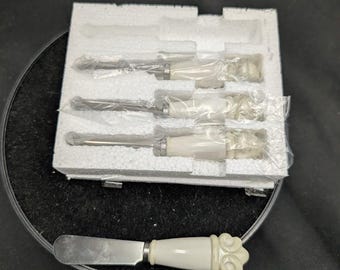 Conjunto de 4 espátulas para queijo Princess House #1317