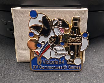 Victoria 1994 Commonwealth Games Coca-Cola Sponsor Pin Klee Wyck