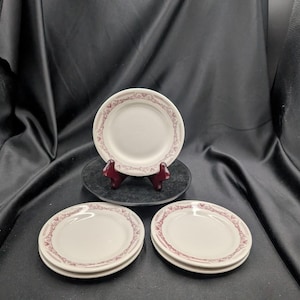 Vintage Sterling China Side Plates Set of 5 Restaurant Ware
