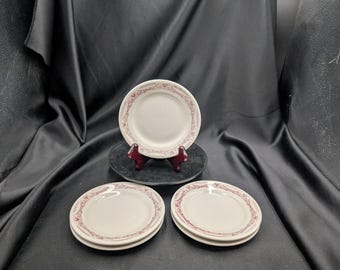 Vintage Sterling China Side Plates Set of 5 Restaurant Ware