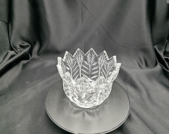 Vintage Fifth Avenue Crystal Portico Bowl 24% Lead Crystal Candy