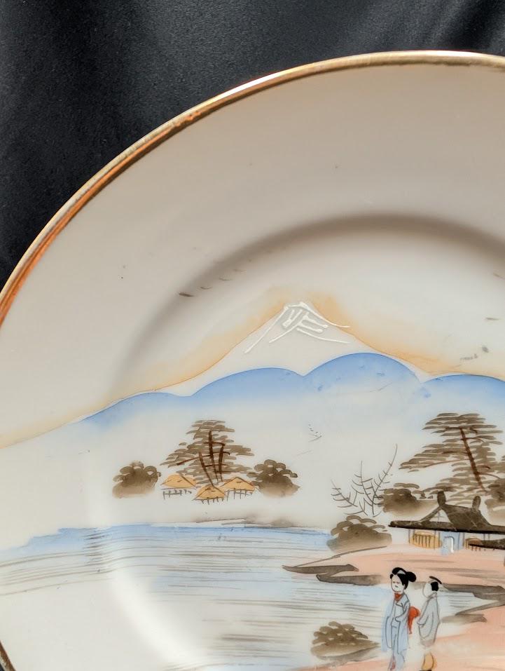 ヴィンテージ 富士山 九谷焼 皿 6枚セット - Etsy 日本