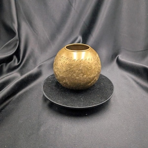 Brass Sphere Round Vase Planter Made in India