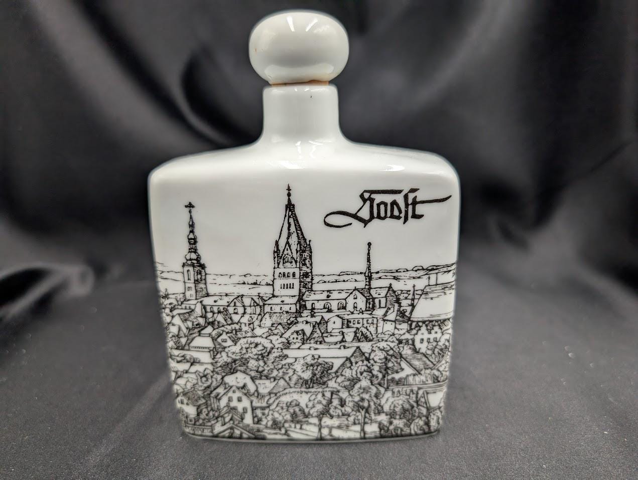 Vintage Altenkunstadt Porcelain Corked Flask / Decanter