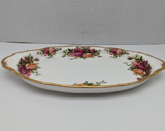 Royal Albert "Old Country Roses" Oval Handled Tray Bone China