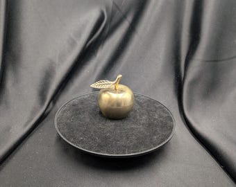 ヴィンテージ真鍮リーフディッシュ：MCMの小物入れ/キャンディボウル