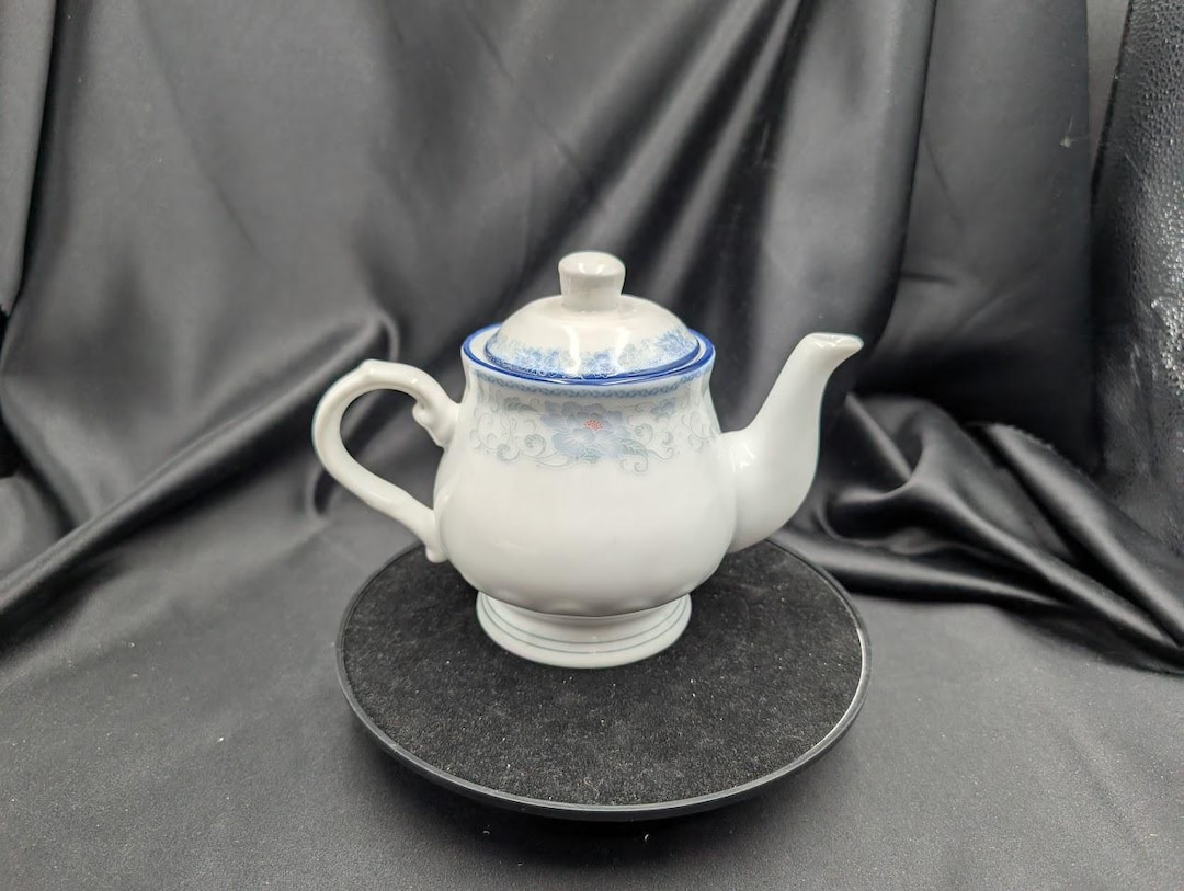 ヴィンテージ 中国 景徳鎮 磁器 ティーポット 青と白 - Etsy 日本