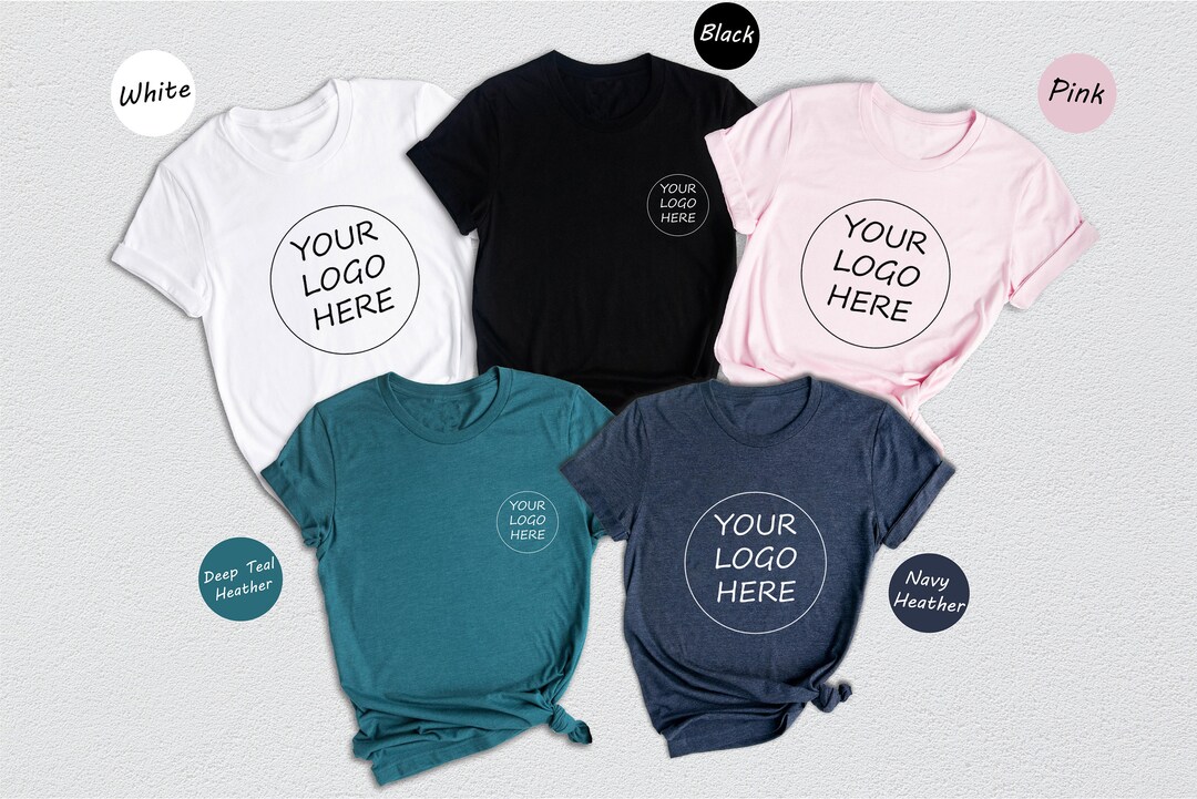 Custom Logo Tshirt, Company Logo Shirt, Team Logo Tshirt, Your Logo