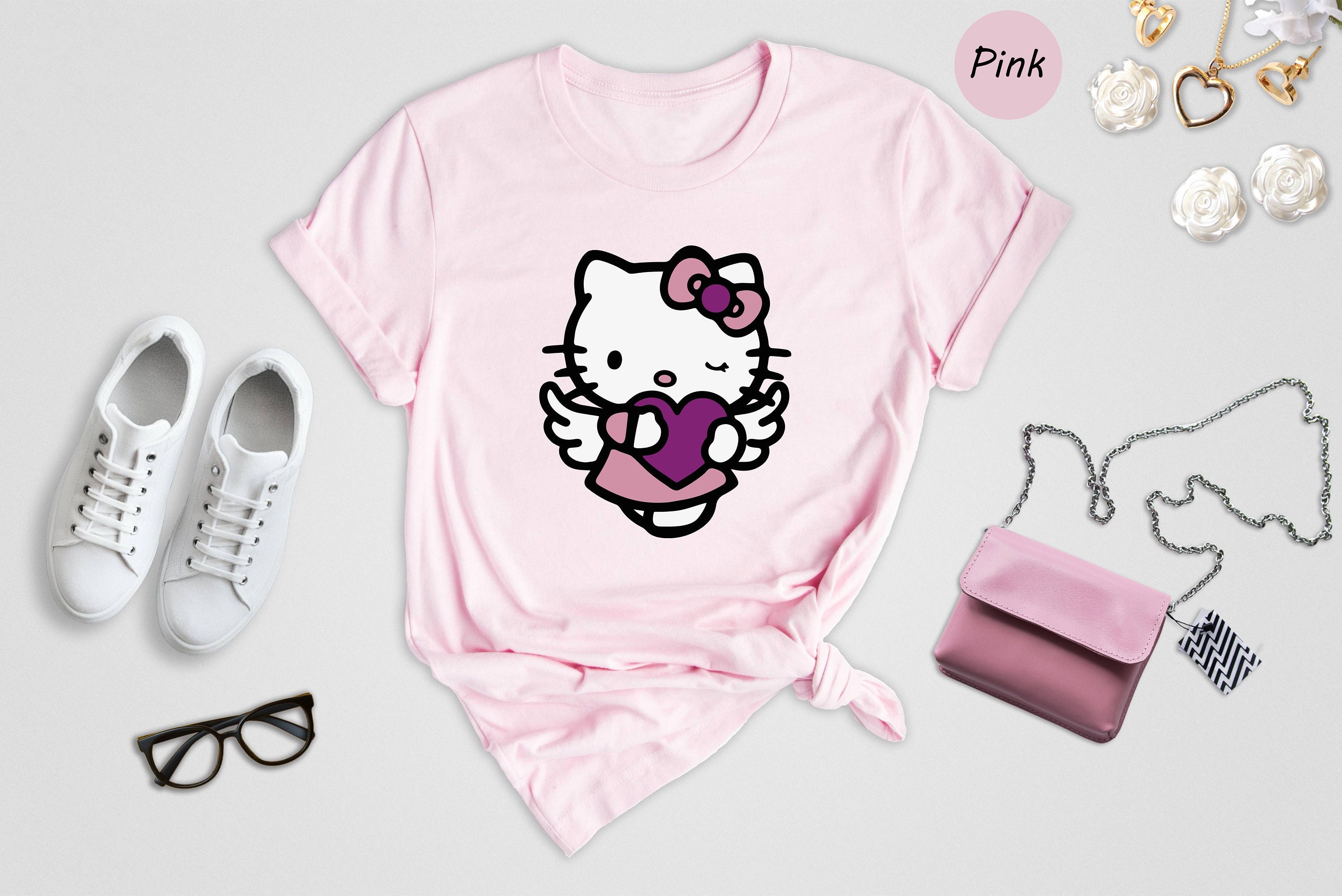 تفضلووووو  Cute tshirt designs, Hello kitty t shirt, Hello kitty