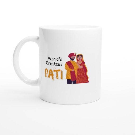 Worlds Greatest Papa-Best Dad in The World-Blue Text on White-Great for