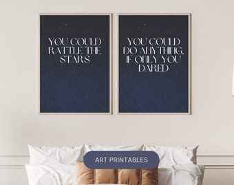 Bokpostersset med Throne of Glass: You Could Razzle the Stars (digital nedladdning)
