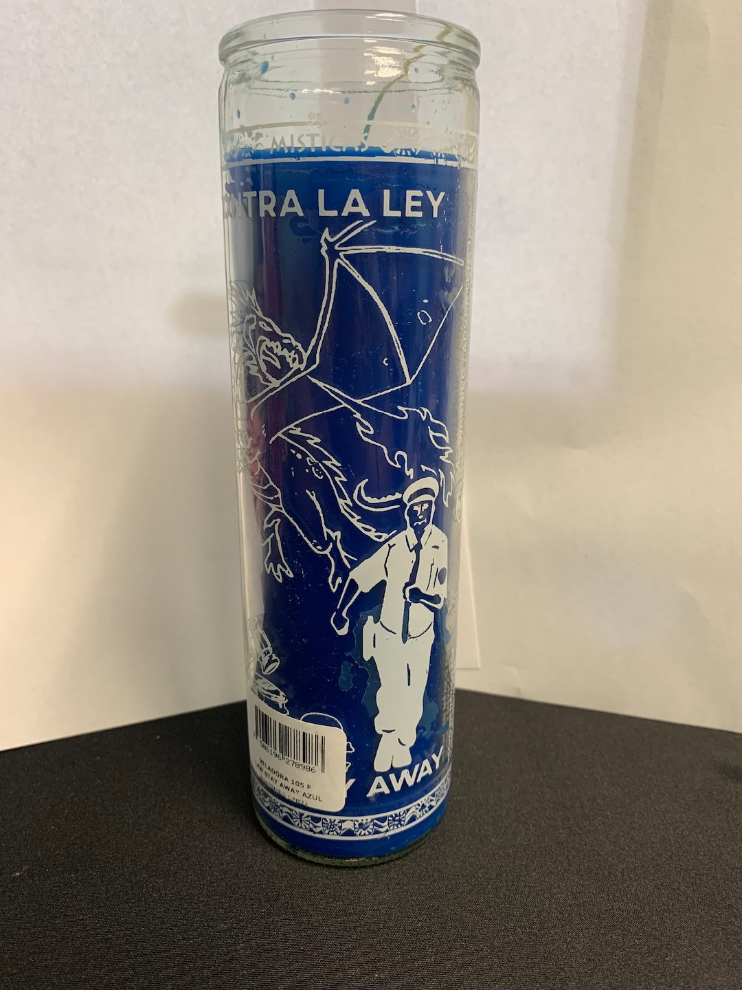 Law Stay Away / Contra La Ley Candle Etsy