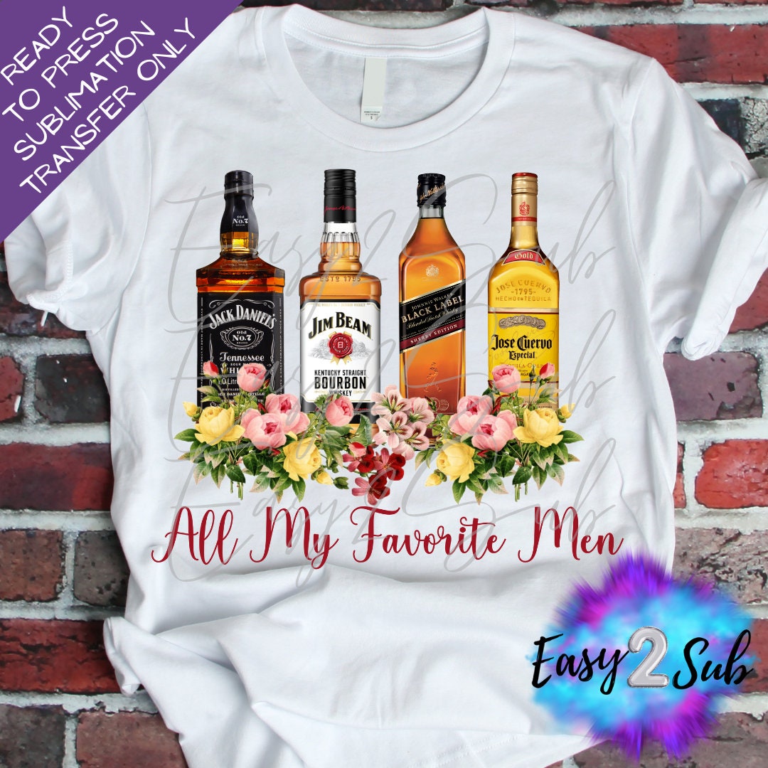 All My Favorite Men Sublimation Transfer Print Ready to Press - Etsy