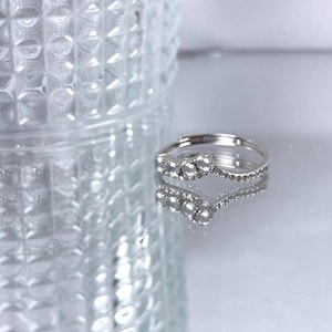Anillo de jadeíta birmana transparente y helada, ultratransparente, jadeíta genuina tipo A, plata de ley 925, banda ajustable, regalo para ella