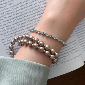 Eisblau Jadeit Jade Silber Armband echte Guatemala Typ A Jadeit 925 Sterling Silber Einstellbare Länge Geschenk für Sie