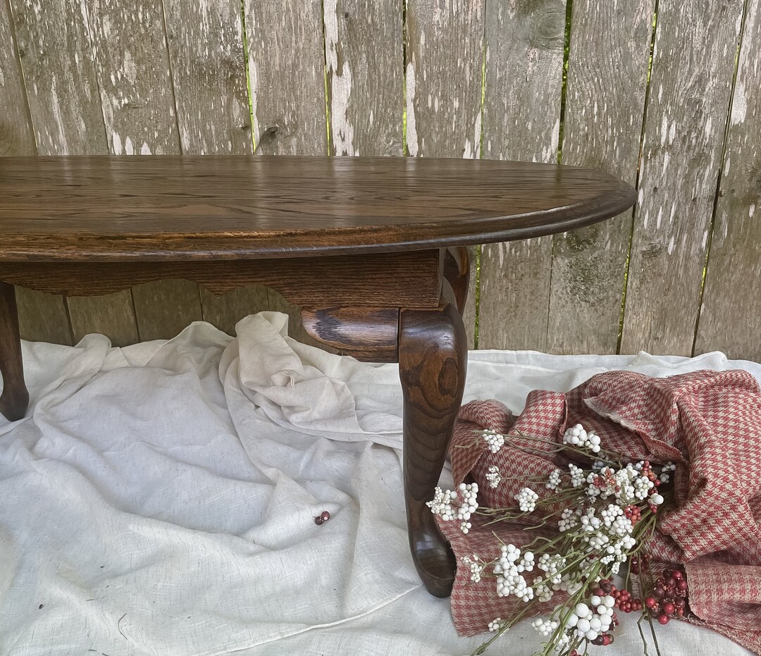Vintage Broyhill Furniture Solid Oak Rustic French Country Etsy