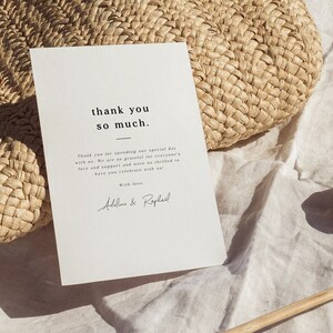 WANDERLUST Minimalist Thank You Note, Thank you card,Thank you cards,thank you wedding,wedding,cards,wedding thank yous, printable thank you