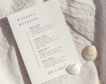 Wedding timeline template,order of events, itinerary template,timeline minimalist,order of events sign,timeline wedding,minimalist wedding
