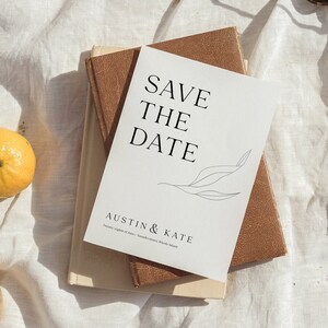 FLORA Minimalist Save the Date,DIY Save the Date,Modern Save the Date,Save the Dates,Printable,Instant Download, save the date template
