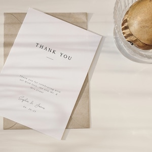 CLASSIC Minimalist Thank You Note, Thank you card,Thank you cards,wedding,thank you,thank you wedding,wedding,cards,thank yous,wedding gift