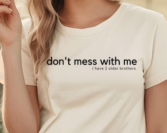 Personalized Little Sister T-shirt, Family Gift, Funny Sister T-shirt, Sisterhood Apparel, Brother and Sister Matching shirt, Women's Gifts