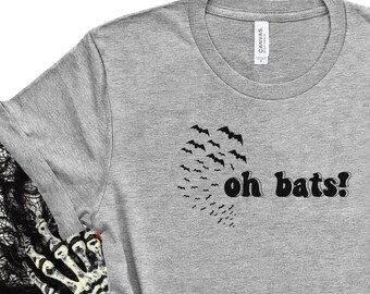oh bats! cute Halloween shirt, Funny Halloween Tshirt, Fall shirt, Bat shirt, Fall favorite shirt