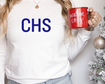 Charleston Jersey Long Sleeve Tee Gift | Charleston Bachelorette Shirt | Charleston City Airport Code Shirt | Charleston SC gifts