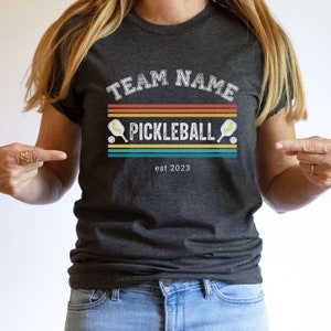 Personalized Pickleball Team T-shirt | Custom Pickleball Shirts | Pickleball Player Gift Ideas | Pickleball Team Shirts
