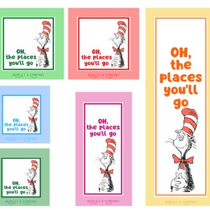 Oh The Places You'll Go ギフトタグ: 即時ダウンロード