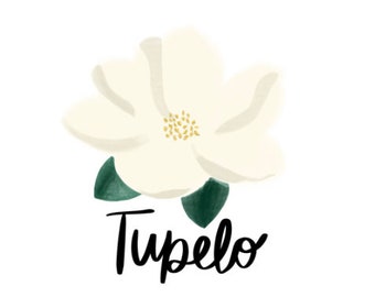 Tupelo, Mississippi Akwarela Magnolia Wydruk