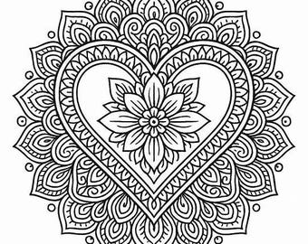 33 mandalas à colorier, coloriages pour adultes et enfants à imprimer au format numérique