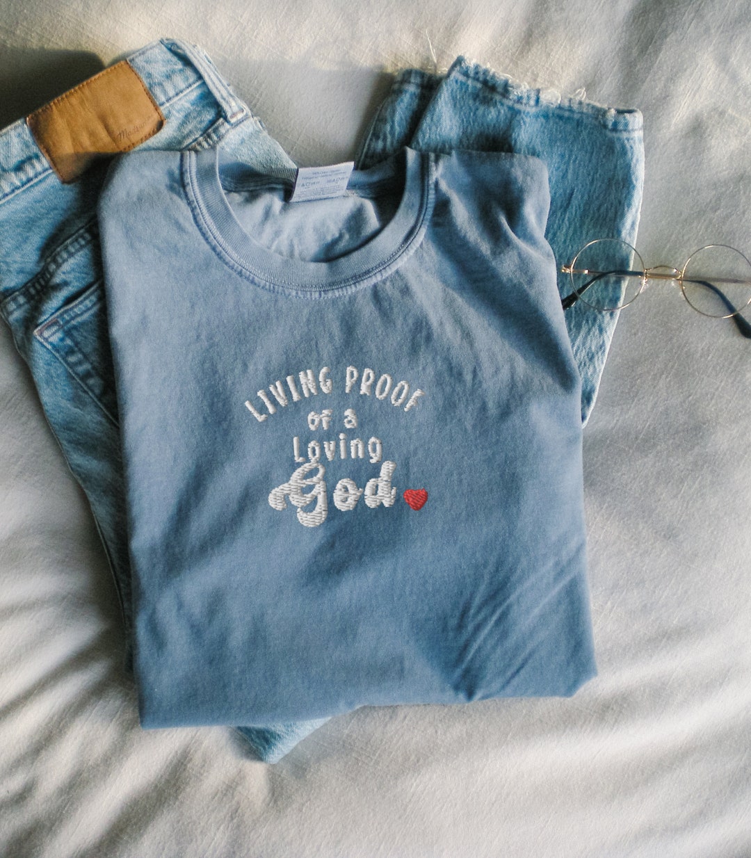 Living Proof of a Loving God Graphic Plus Tee main image 0