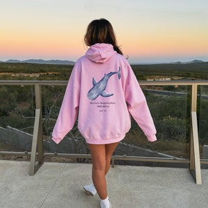 Deep Waters Scripture Hoodie: Orca Shark Ocean Life Apparel