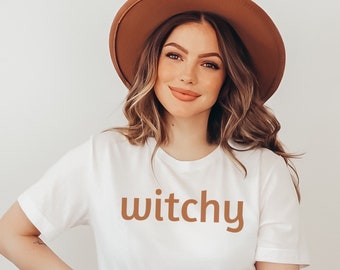 Witchy Halloween Shirt| Witch Halloween T| Spooky Cute Halloween| Salem Witch Gift| Halloween Witch Gift| Spooky T-Shirt| Witch Vibes TShirt