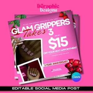 Business Anniversary Flyer, Celebration Flyer, Anniversary Flyer, Birthday Sale Flyer, Social Media Flyer, CEO Birthday Flyer, Sale Flyer