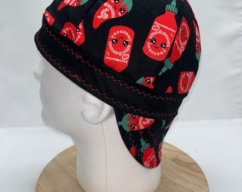 Sriracha hot welding cap | welding hat | welding gear | welder | welders cap