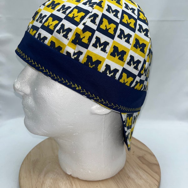 Michigan Welding Cap | welding hat | Michigan football | welding gear | welding cap | welding hat | made in USA | customize | football team