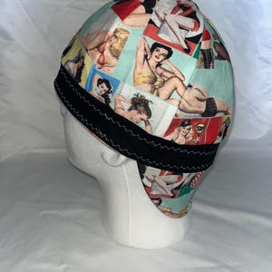 Pin-up reversible welding cap | welding hat | welding gear | welder | welders cap